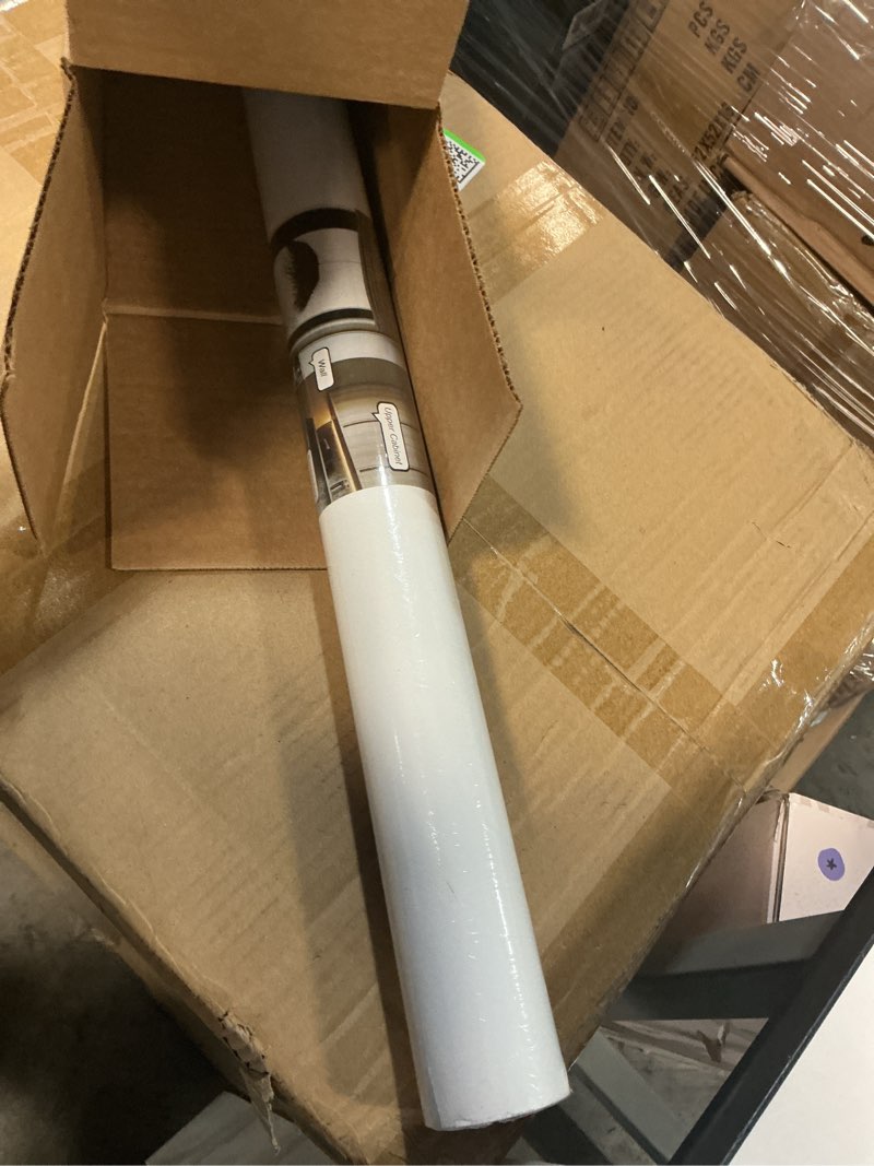 Condition photo showing New/Like New for oxdigi white contact paper peel and stick 23.6"x196" - thick wallpaper self-adhesive vinyl film for cabinets, wall, old furniture white 23.6"w x 196"l
