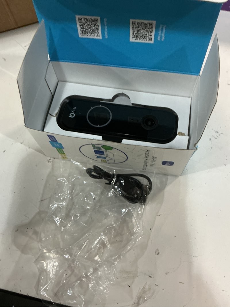 Condition photo showing Good Condition for chamberlain myq video doorbell | 2k camera, battery/wired, color night vision, live with 2-way talk, motion detection & real-time alerts, 150 deg wide view, black