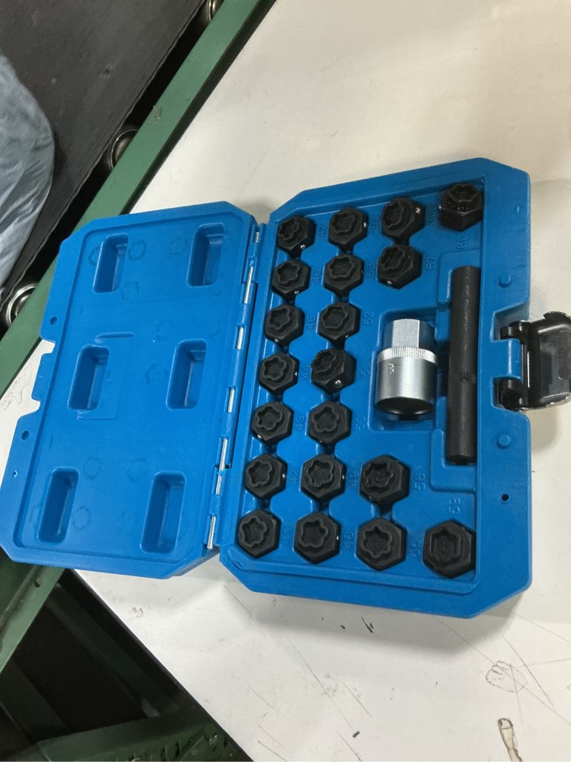Condition photo showing Good Condition for 22 pack locking lug nut removal key wheel lock removal tool fit wheel locking bolt nut key removal set intended for bmw universal