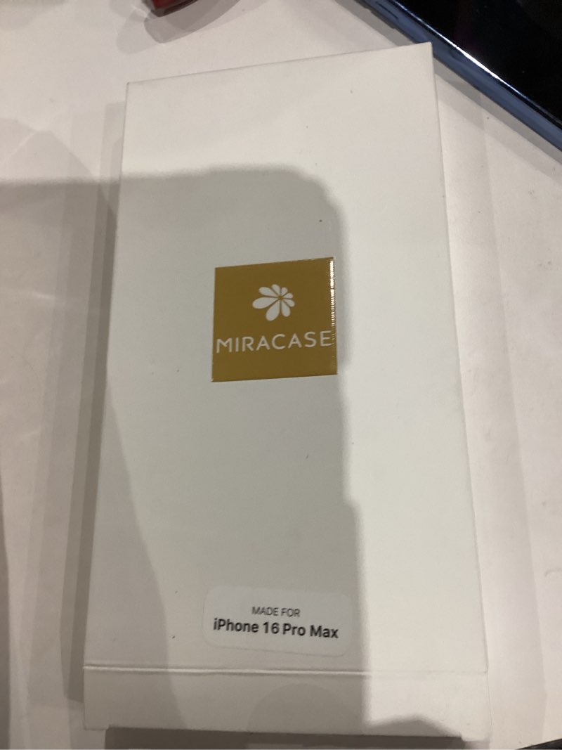 Condition photo showing New/Like New for Miracase Magnetic for iPhone 16 Pro Max Case [Compatible with MagSafe] [with 2X Screen Protectors] Military-Grade Protection, Anti-Fingerprint, Slim Fit Phone Case for 16 Pro Max 6.9 inch - Black iPhone 16 Pro Max 6.9" Graphite Black