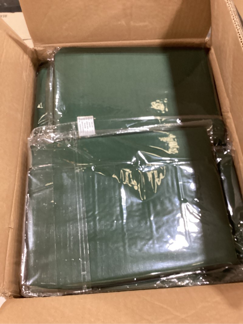 Condition photo showing Good Condition for 10 Pack Hunter Green Tablecloths for 8ft Rectangle Tables 60 x 126 Inch - Polyester Table Cover Stain and Wrinkle Resistant Washable Fabric Table Clothes for Wedding Party Banquet Reception Restaurant Hunter Green 10 Pack 60 x 126 Inch