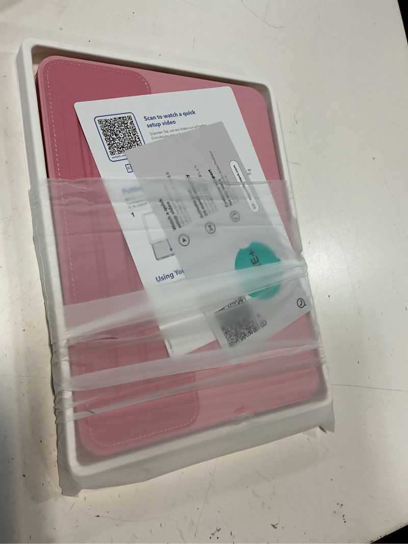 Condition photo showing New/Like New for esr for ipad a16 case, ipad 11th/10th generation case (2025/2022), removable magnetic cover with pencil charging & storage, adjustable portrait/landscape stand, 9 standing angles, shift series, pink a16 11th/10th gen (2025/2022) pink
