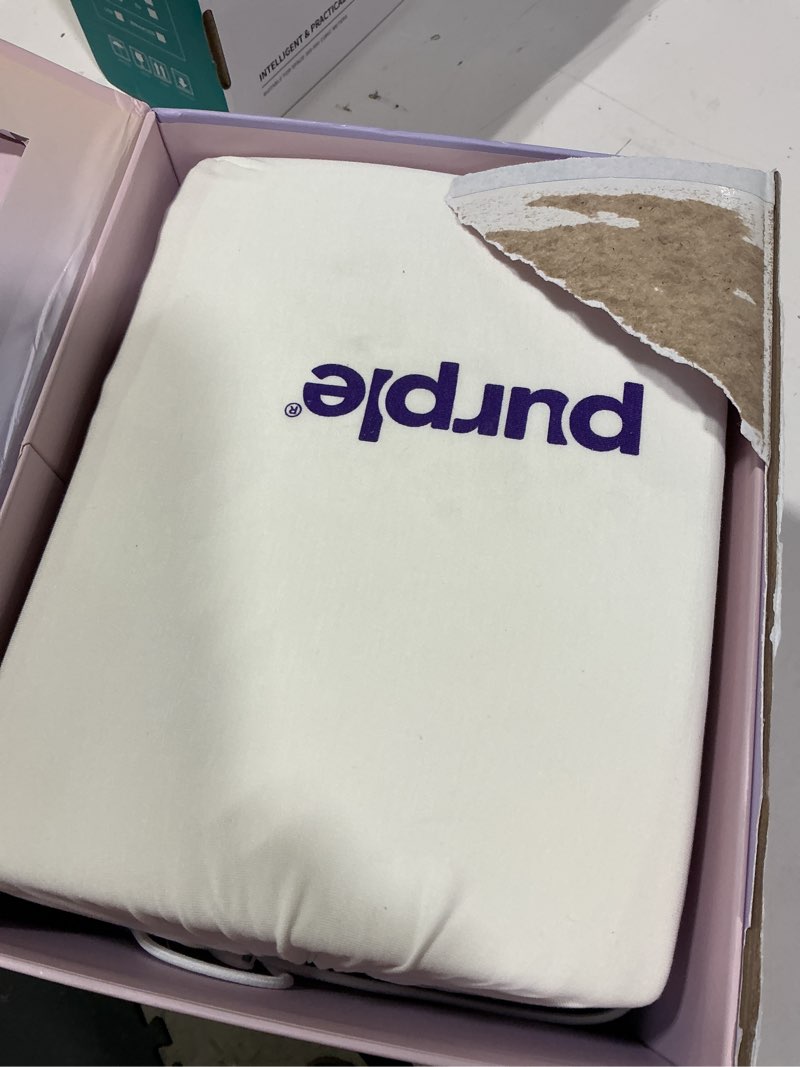 Condition photo showing New/Like New for purple softstretch sheets, queen size, rayon blend, moisture-wicking, true white, fits other mattresses, stretch for adaptive support true white standard - queen