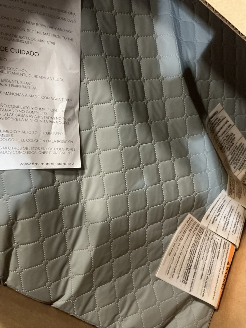 Condition photo showing Good Condition for similar grey dream on me baby fairy dust full-size crib & toddler mattress – greenguard gold & jpma certified, water-resistant surface, machine washable cover, fits full-size cribs & toddler beds baby fairy dust mattress