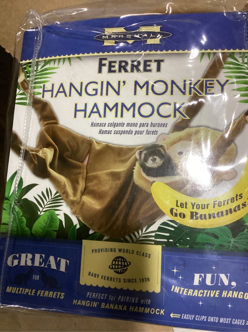 Condition photo showing New/Like New for Marshall Pet Products-Hangin Monkey Hammock- Brown