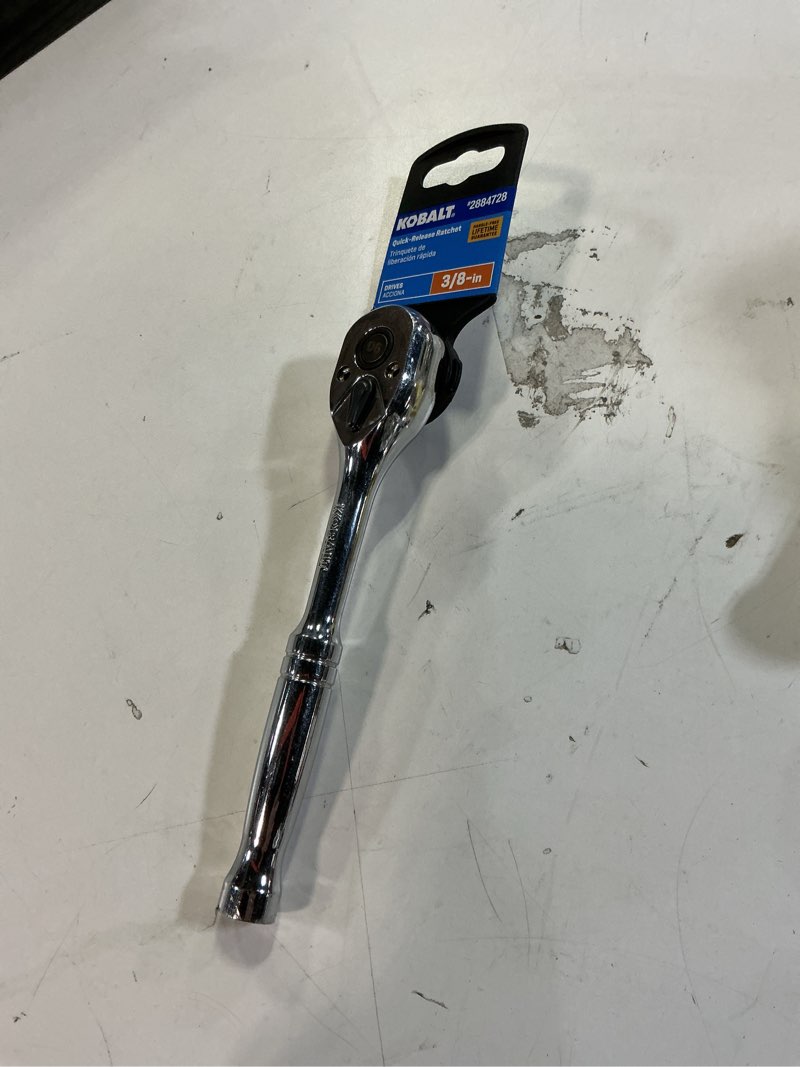 Condition photo showing Good Condition for kobalt 90-tooth 3/8-in drive full polish handle ratchet