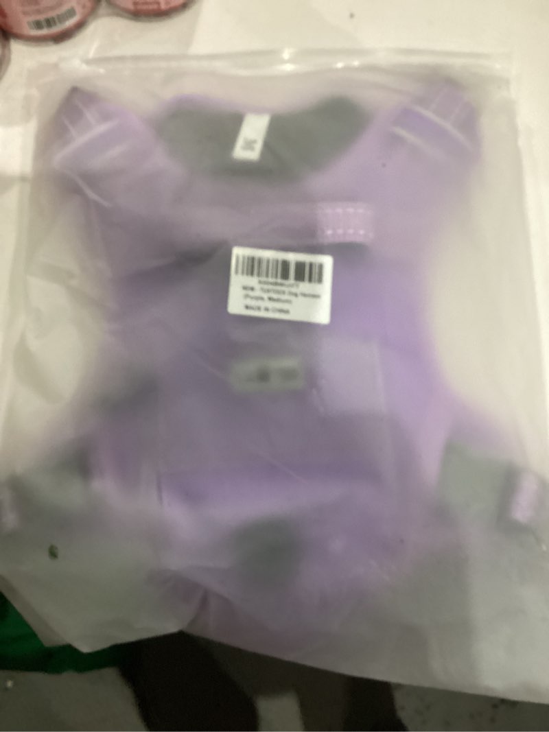 Condition photo showing New/Like New for No Pull Dog Harness Medium Sized Dog for Service, Easy Walk, Training - Adjustable Reflective Dog Vest with Handle Easy Control - No Choke Metal Buckled Pet Harnesses (Purple, Medium) Medium Purple