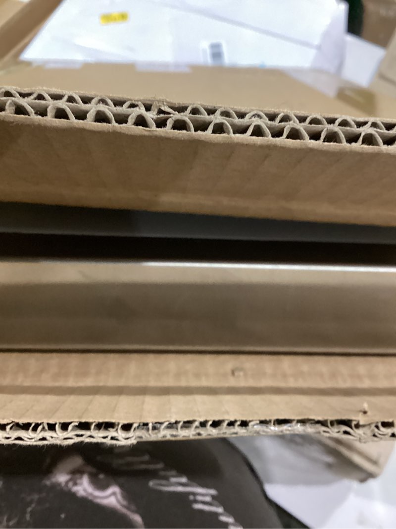 Condition photo showing Good Condition for HALLY Stainless Steel Microwave Shelf 18"x24" 185 lb, NSF Commercial Heavy Duty Metal Appliance Wall Mount Floating Shelving for Restaurant, Kitchen, Bar, Home and Hotel 18''x24''