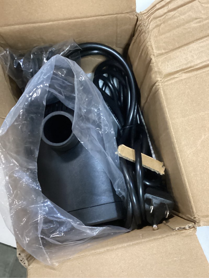 Condition photo showing New/Like New for nfesolar submersible water pump 880gph, 60w ultra quiet fountain pump with dry burning protection 9ft high lift for fish pond, fountains, waterfall, hydroponics, aquariums kf206