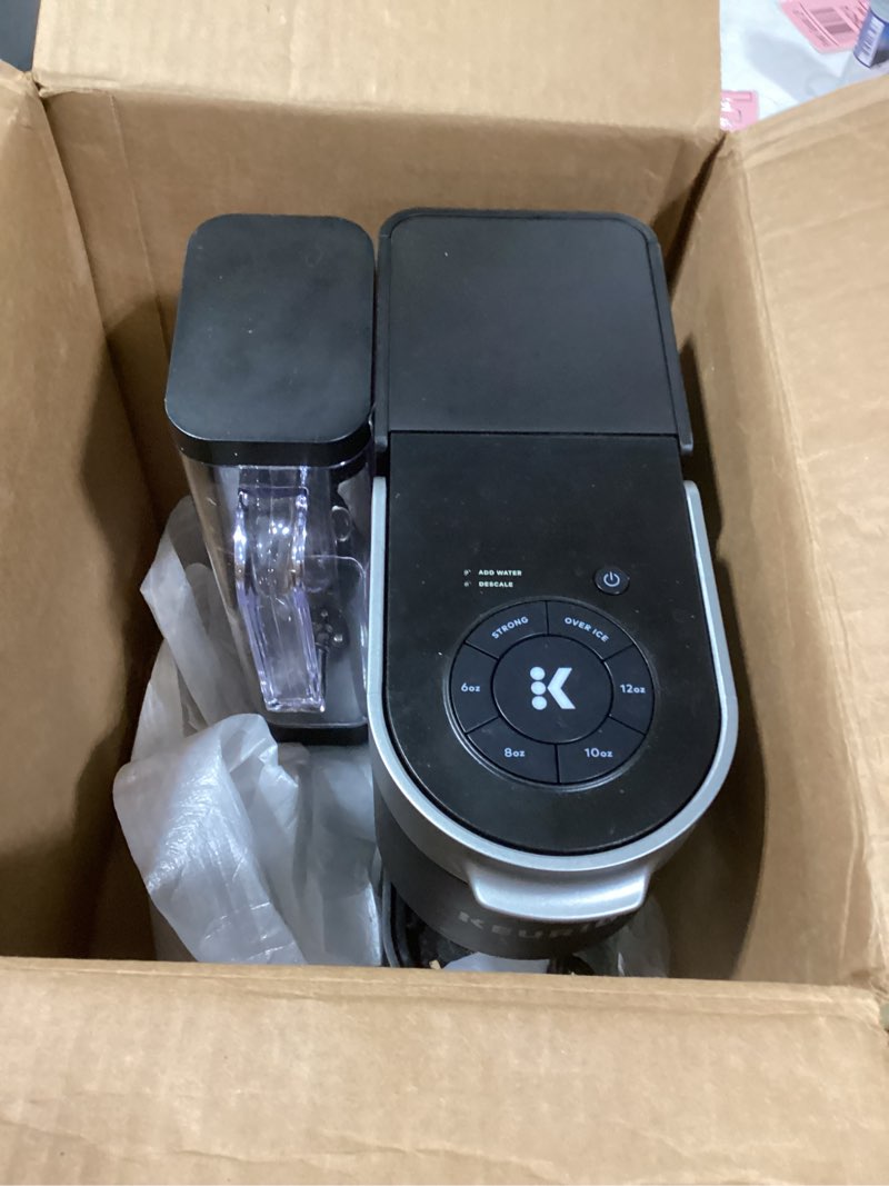 Condition photo showing As Is for Keurig K-Supreme Single Serve K-Cup Pod Coffee Maker, MultiStream Technology, 4 Brew Sizes, 66oz Dual-Position Removable Reservoir, Black Black Coffee Maker