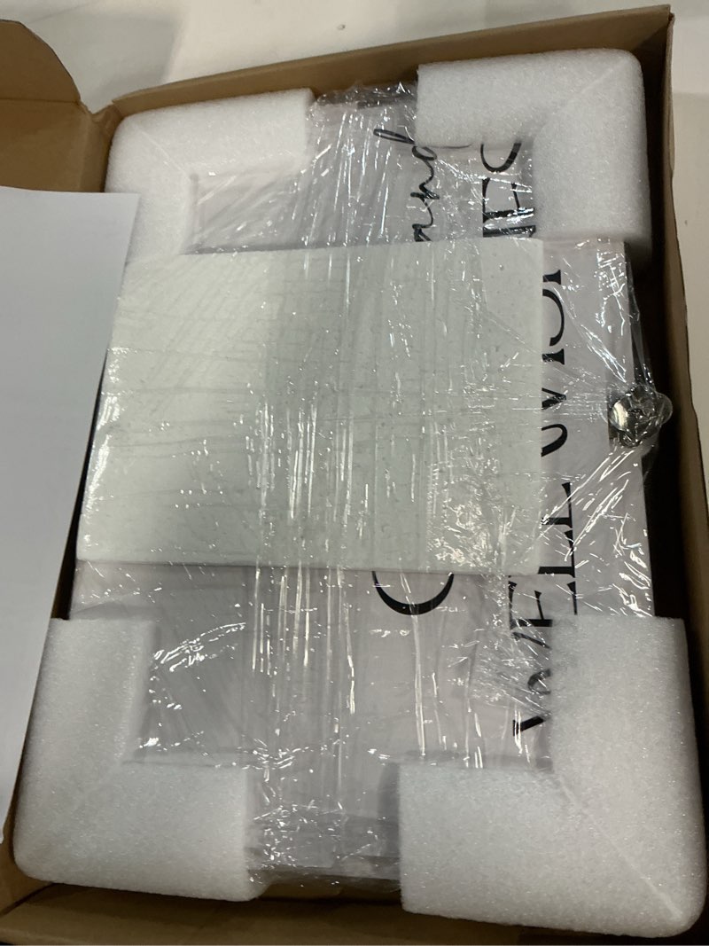 Condition photo showing New/Like New for large wedding card box with lock & slot, elegant white wedding card boxes for reception money gift envelope cards, diy gift cards box for party engagement baby bridal shower table decor