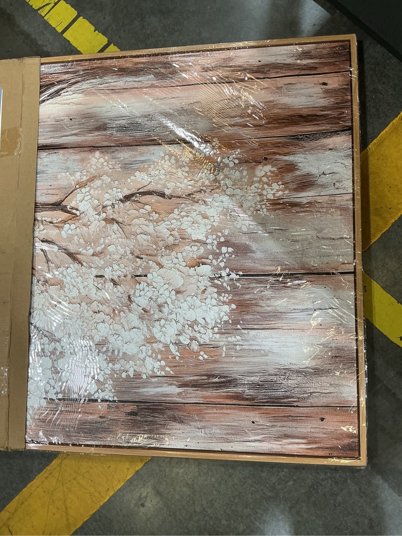 Condition photo showing Good Condition for dzrwubhs large framed wall art for living room blue and white canvas painting japanese wall decor for bedroom chinese landscape abstract pictures artwork modern aesthetics home office decoration 24x48 48"l x 24"w blue and white modern art