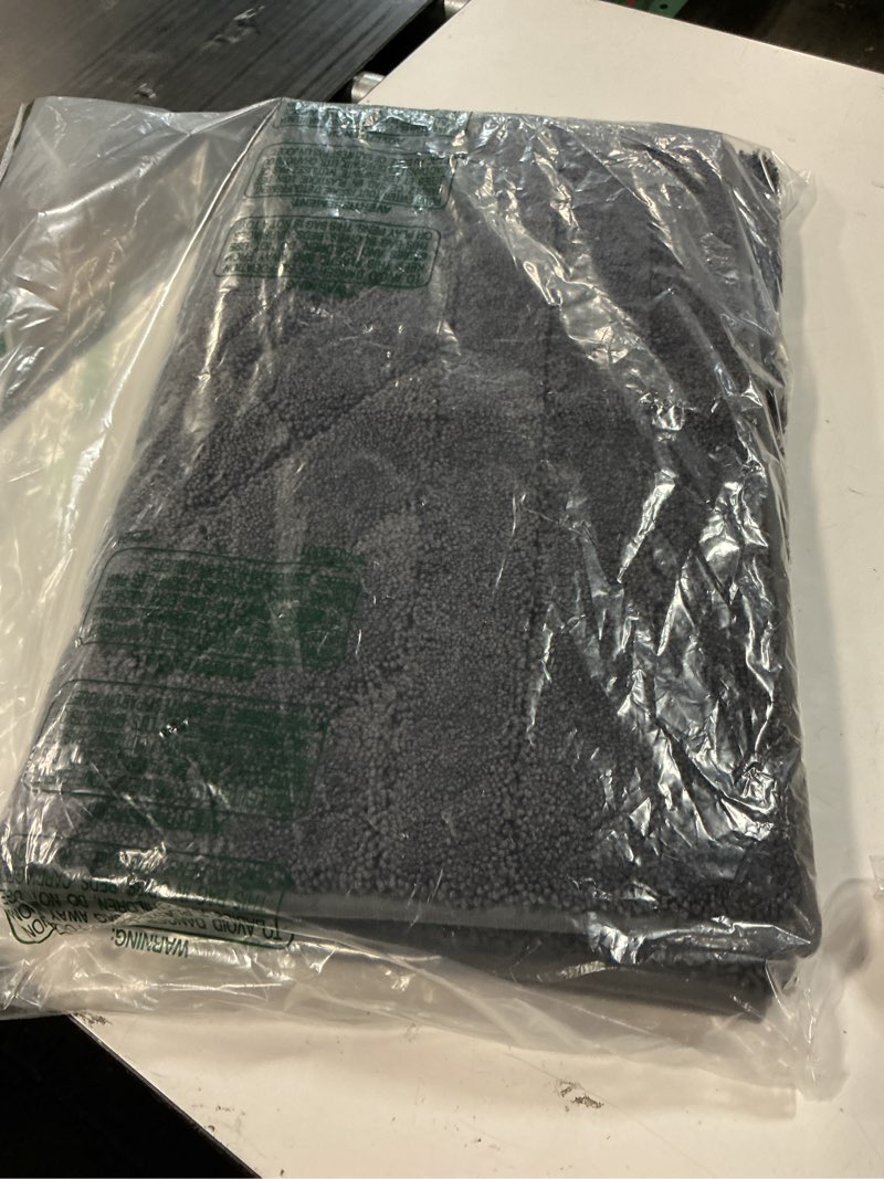 Condition photo showing Good Condition for tindbea dog mat for mud paws,absorbs moisture dirt non-slip washable mud mat for dogs,soft rubber backing front inside pet rug for entryway, dog paws, patio(20"x48",charcoal) 20" x 48" charcoal