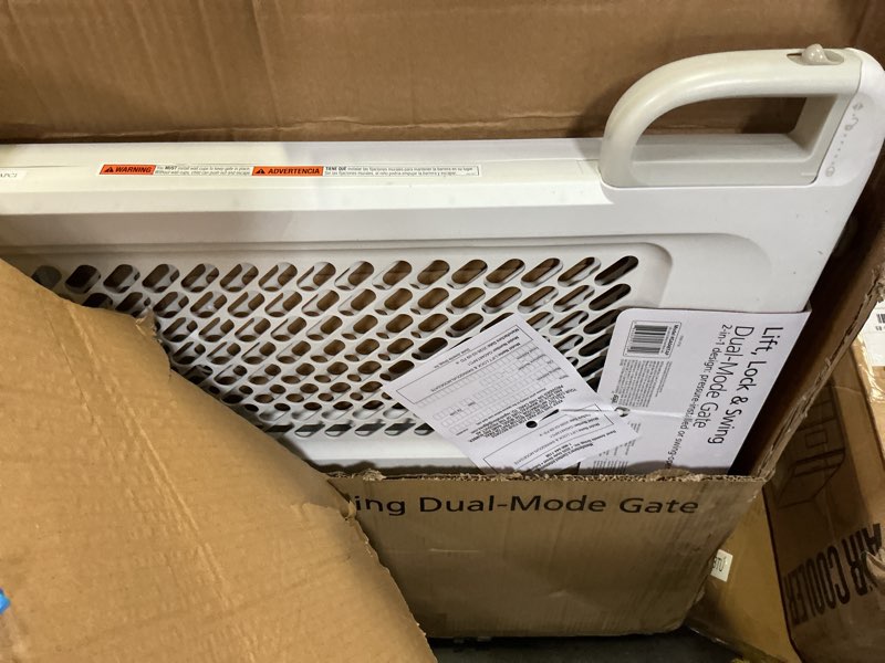 Condition photo showing Good Condition for safety 1st baby gates for doorways, pressure mount lift, lock and swing, dog gates, hardware gate for stairs, fits 28"-42" wide