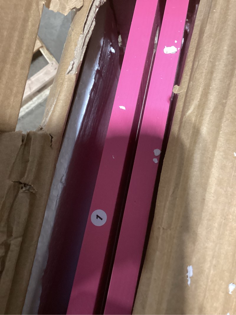 Condition photo showing Good Condition for Convenience Concepts Designs2Go No Tools Student Shelves Desk, 47.25(L) x 15.75(W) x 30"(H), Pink