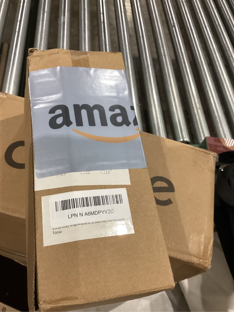 Condition photo showing Good Condition for Biscaynebay Wrap Around Bed Skirts for King & Cal King Beds 17" Long Drop, Light Camel Adjustable Elastic Dust Ruffles Easy Fit Wrinkle & Fade Resistant Silky Luxurious Fabric Solid Machine Washable King-17" Drop Light Camel