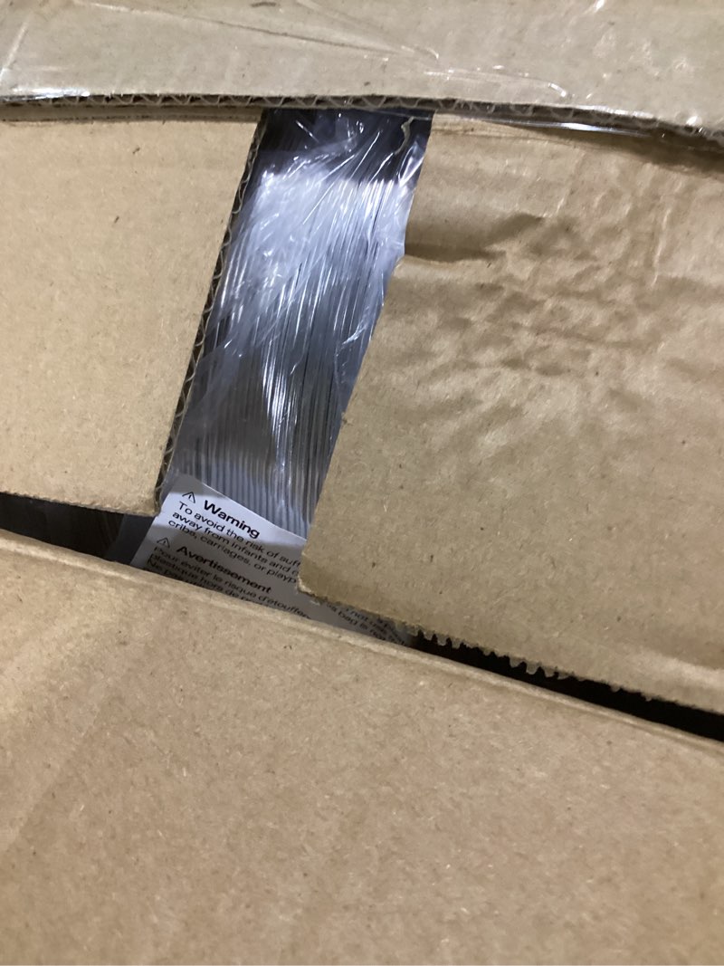 Condition photo showing As Is for vivosun 6 inch 16 feet flex air aluminum ducting, flexible dryer vent hose for hvac ventilation with 2 stainless steel clamps 6" x 16ft silver