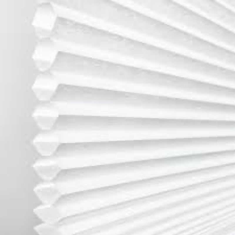 DEZ FURNISHINGS Cordless 1.5" Light Filtering Top Down Bottom Up Cellular Shade, 32" W x 48" H, Whit