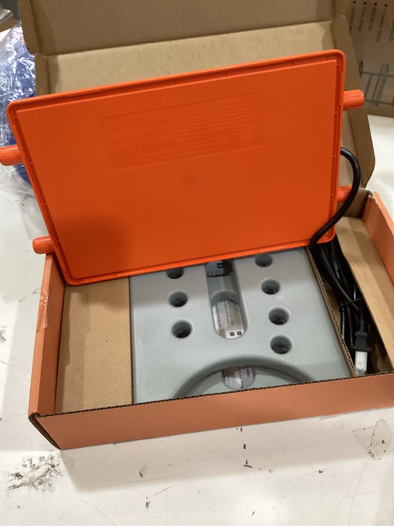 Condition photo showing Good Condition for k&h pet products chicken brooder heater for chicks ducklings, adjustable heating plate for brooder boxes, warms up to 15 chicks, chicken coop poultry heating with safety light, small 25 watts small 13.5 x 8 x 8 inches