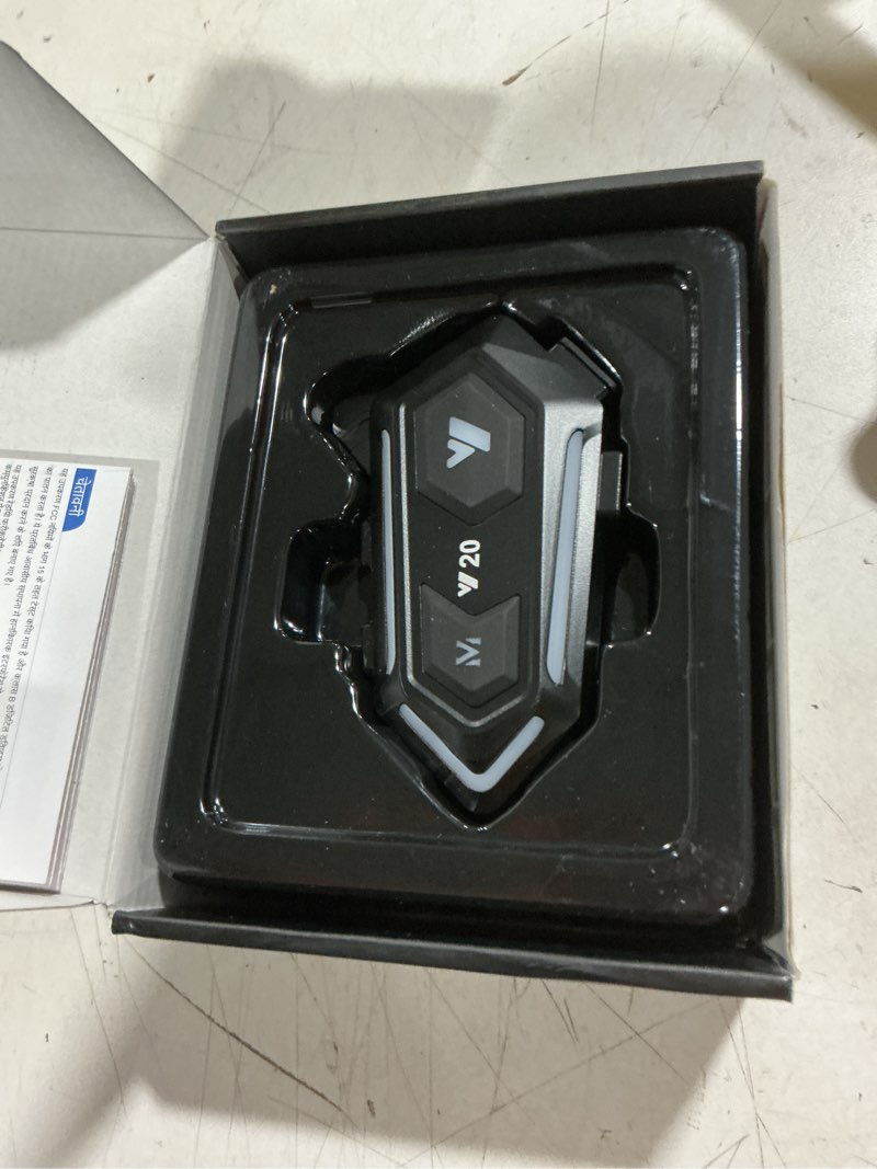 Condition photo showing Good Condition for feya motorcycle helmet speakers high battery life helmet headphone ipx6 automatic answer/call music control/intelligent noise/wake up siri, 2 different types of mic - compatible with all helmets - y20