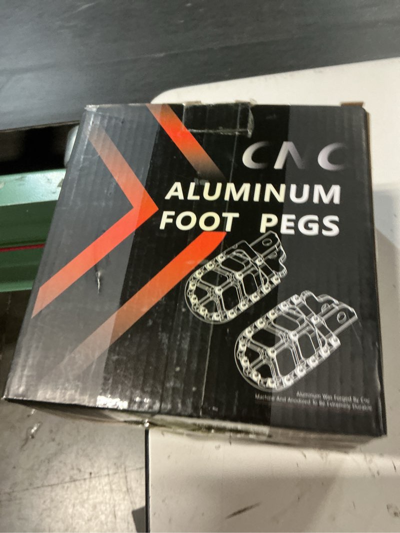Condition photo showing New/Like New for anxin foot pegs motorcycle universal cnc footpeg for pw ttr yz 50-125cc mb200 mini bike ssr apollo rfz taotao lifan kayo coolster pit bike - blue