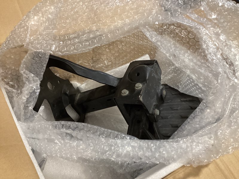 Condition photo showing As Is for rear bed step,retractable bed step bumper step for dodge ram 1500 dt new body style with dual exhaust vehicles 2019 2020 2021 2022 2023 2024, replaces # 82215289ah 82215289ag 2019-2024 dodge ram 1500 dt