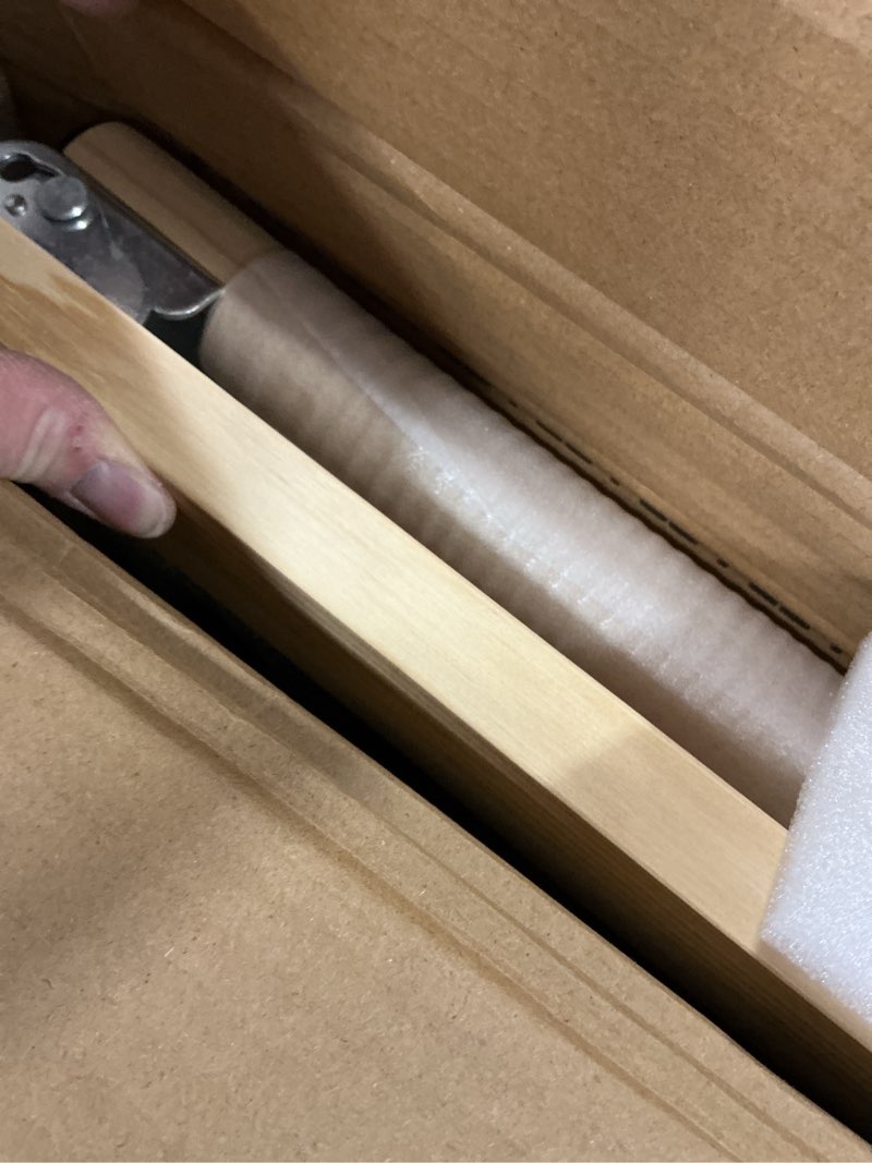 Condition photo showing New/Like New for Easyego Sensory Table for Toddlers Kids Play Wooden Sand Water Table with Double-Sided Board & Foldable Storage Bins for Indoor and Outdoor Use, Birthday Gifts for Boys and Girls- Foldable Beige Three Bins Table