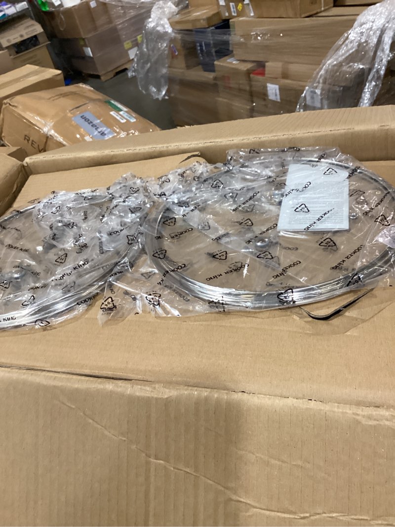 Condition photo showing New/Like New for cooker king stainless steel 10pcs cookware set, pots and pans set with lids, frying pans, saucepans, saute pan & stock pot, non stick, non toxic, induction, oven, dishwasher safe, stay-cool handles