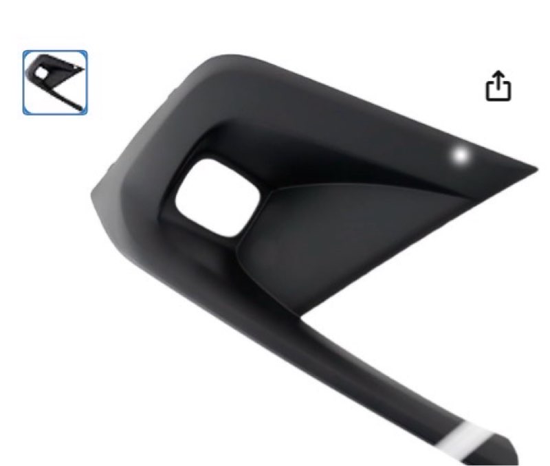 Compatible with Fog Light Trim Driving Front Passenger Right Side Hand Sedan For Civic PrCars21620