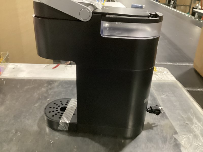 Condition photo showing Good Condition for keurig k-mini single serve k-cup pod coffee maker, 6 to 12oz brew size, with cord storage, perfect for small spaces, black