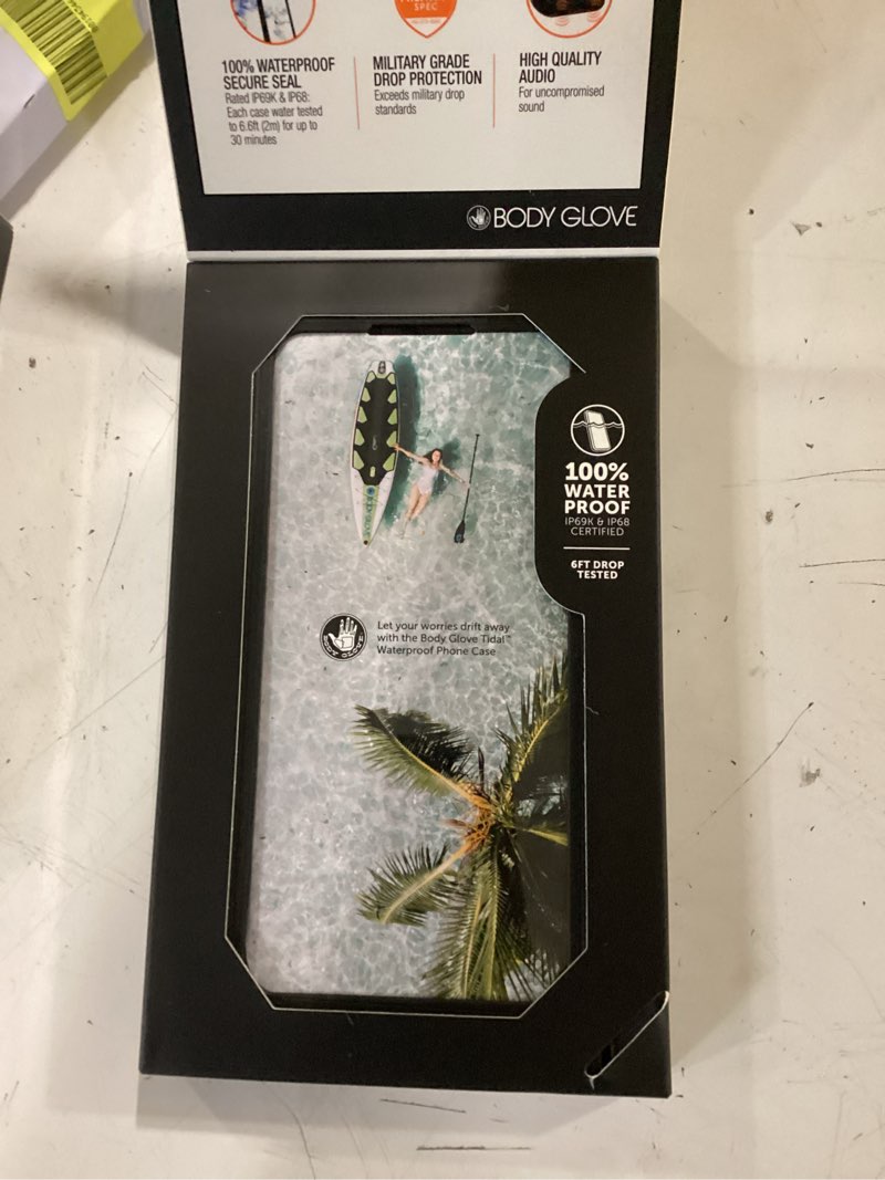 Condition photo showing New/Like New for body glove tidal waterproof phone case for samsung galaxy a36 5g - black/gray