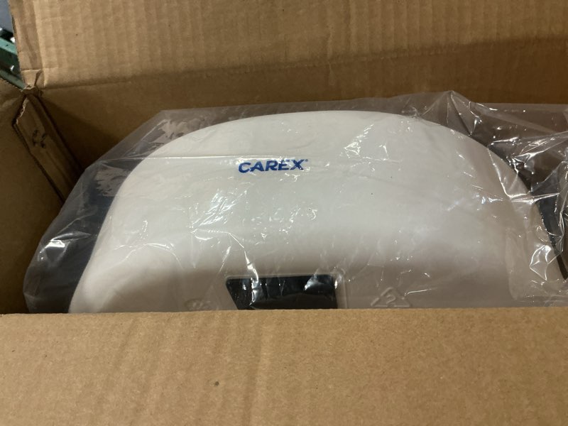 Condition photo showing Good Condition for Carex Toilet Seat Riser, Adds 5 Inches of Height, Elevated and Raised Toilet Seat with 300 lbs Capacity, Standard Riser for Elderly and Handicap, Universal, Slip-Resistant, White 5 Inch (Pack of 1) Toilet Seat Riser