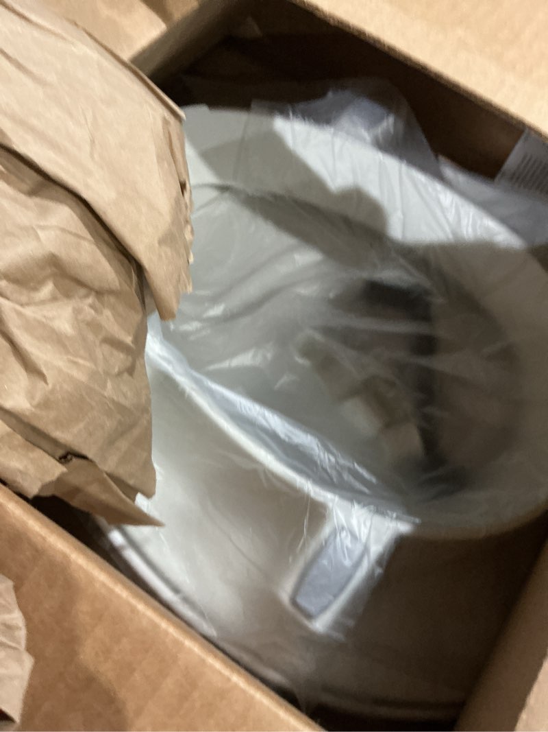 Condition photo showing As Is for bemis assurance 3" raised toilet seat for seniors, made in usa, secure hinges, clean shield guard, elongated, white elongated raised seat