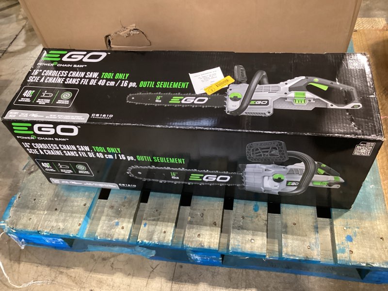 Condition photo showing Good Condition for ego power+ cs1610 16 in. 56 v battery chainsaw tool only 3/8 in.