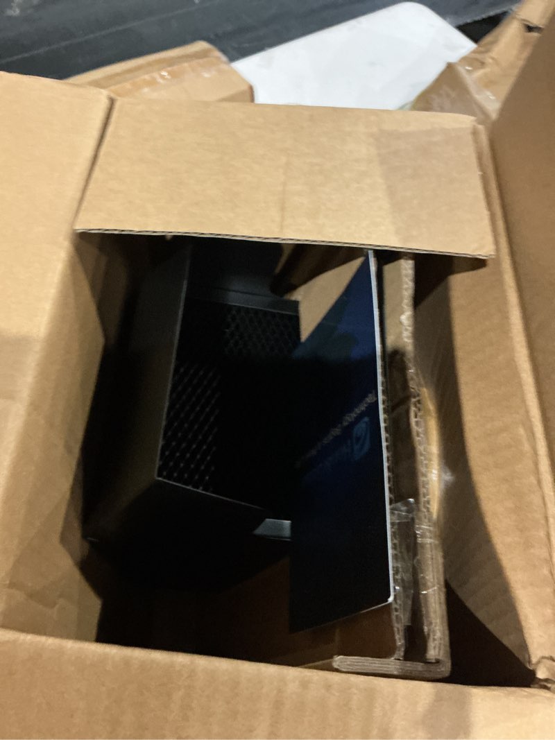 Condition photo showing As Is for roof vent cap - hon&guan roof vents 4 inch galvanized steel bathroom 4 roof exhaust vent for ventilation system-with damper, black