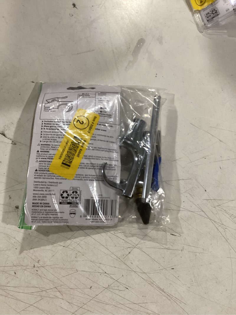Condition photo showing Good Condition for kobalt kobalt 7 pc blow gun kit