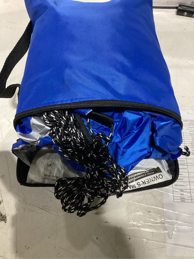 Condition photo showing Good Condition for ozark trail 10' x 10' instant slant leg pop up canopy replacement top shading cover, blue ( canopy top only)