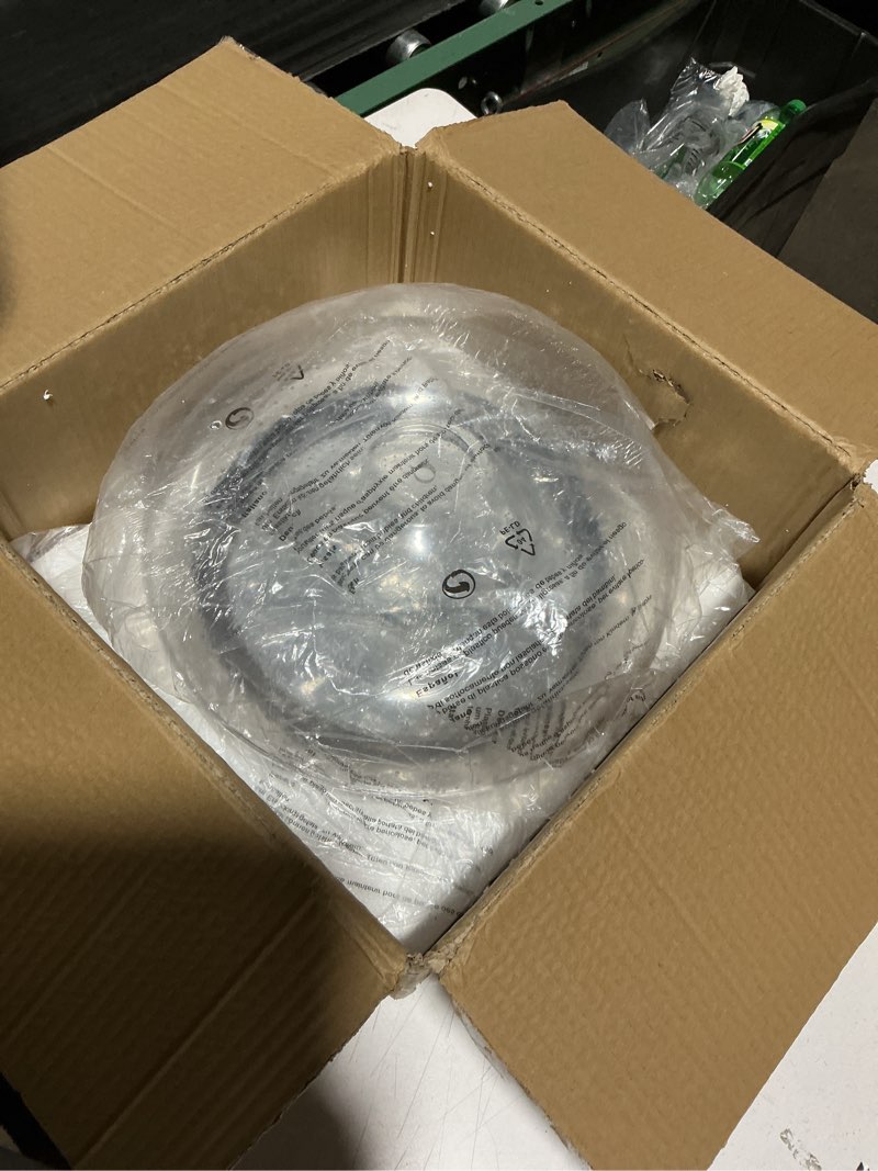 Condition photo showing Good Condition for Darkaway Large Ceiling Light Fixtures 3-Ight Flush Mount Indoor Outdoor Ceiling Light with Seeded Glass Shade for Hallway Kitchen Bedroom Porch Living Room Dining Room Bronze Finish Bronze 13.38inch