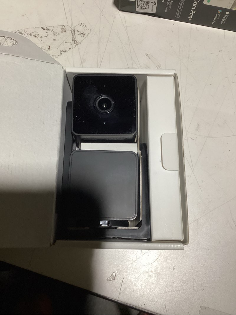 Condition photo showing Good Condition for WYZE Cam Pan v3 Indoor/Outdoor IP65 1080P 360° Pan/Tilt/Zoom WiFi Smart Home Security Camera, Motion Tracking for Baby/Pet, Color Night Vision, Works with Alexa&Google Assistant, Free Expert Setup Black 1-pack