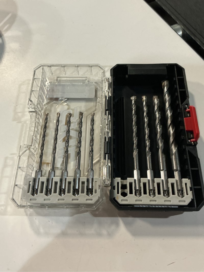 Condition photo showing Good Condition for skil 10-piece assorted x alloy steel masonry drill bit for hammer drill