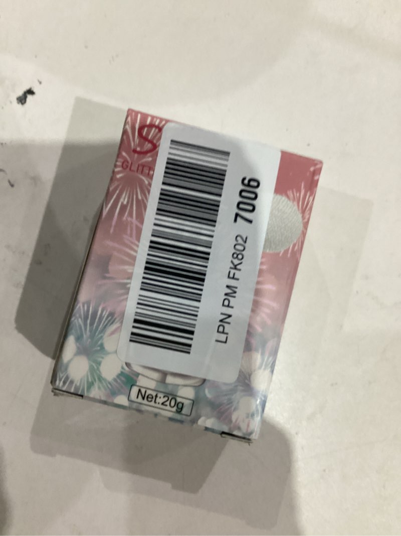 Condition photo showing As Is for Hair and Body Glitter Spray, Shimmering Powder Sparkle Powder Makeup, Glitter Loose Sparkle Makeup for Body Highlighter,Festival Prom Rave Accessories (Blue)