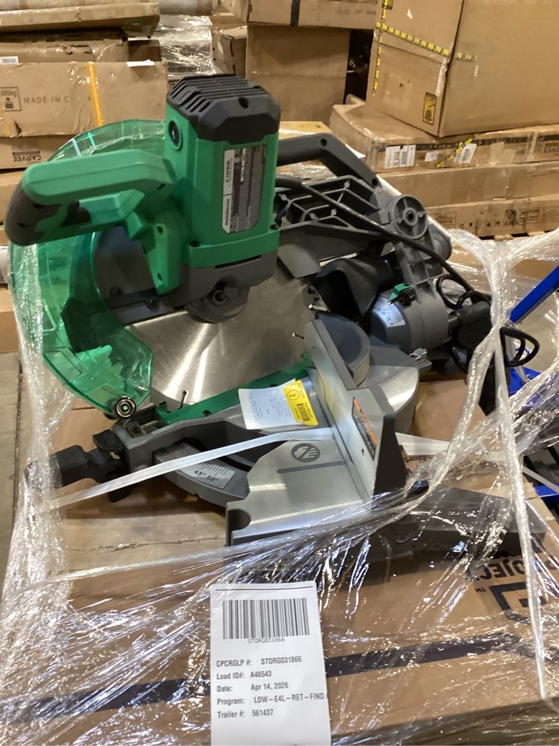 Metabo HPT 12-in 15 Dual Bevel Compound Corded Miter Saw