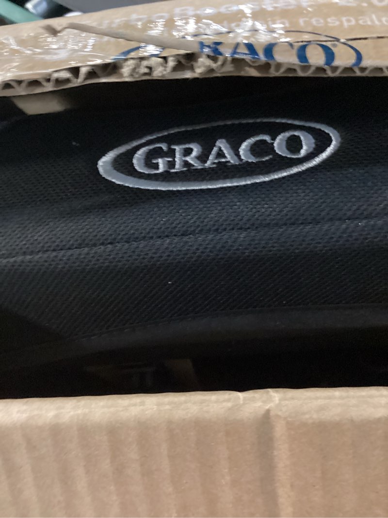 Condition photo showing As Is for graco turbobooster 2.0 backless booster car seat, denton