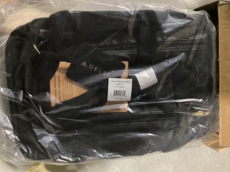 Condition photo showing Good Condition for Sherpa Delta Airlines Travel Pet Carrier  Airline Approved & Guaranteed On Board - Black  Medium