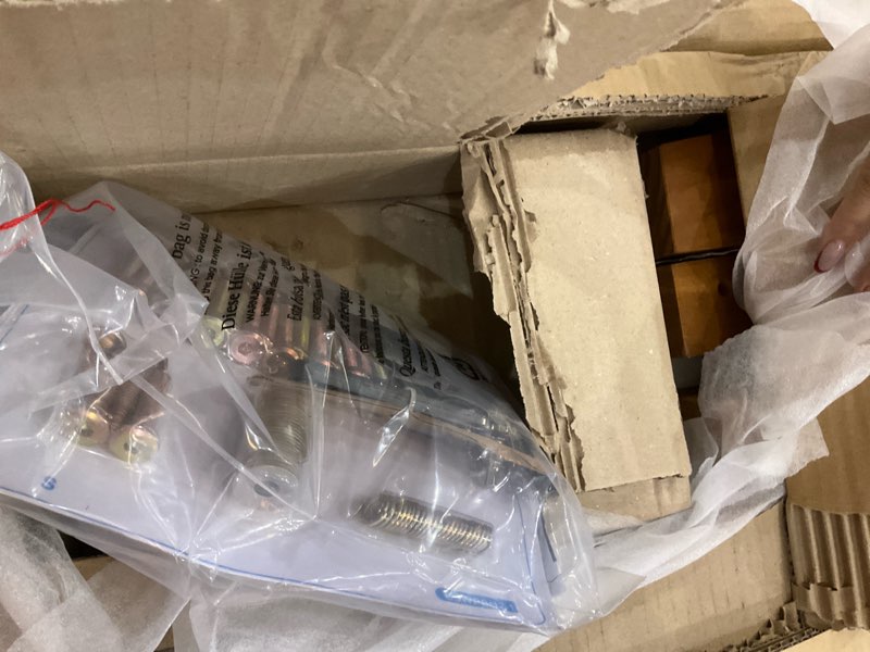 Condition photo showing As Is for Mellow Naturalista Classic 12-Inch Solid Wood Platform Bed | Wooden Slats, No Box Spring Needed, Easy Assembly | Twin, Natural Pine Natural Pine Twin 12 Inch