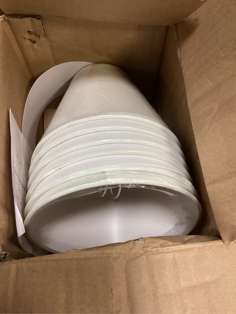 Condition photo showing Good Condition for wellmet chandelier shades, only for candelabra bulbs, clip-on fitter lamp shades, 3\" x 6\" x 5\", set of 6, cream white
