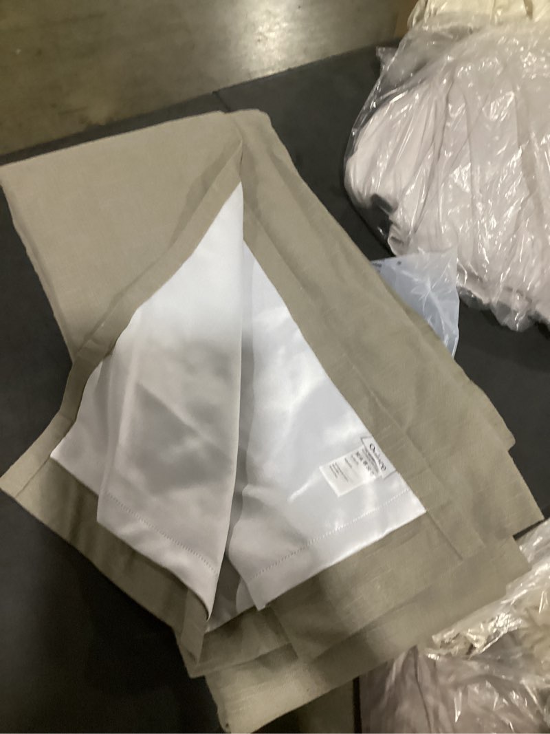 Condition photo showing Good Condition for cotten slub curtain 48”x108”