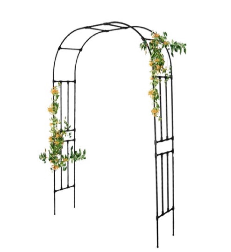 BUKLIYN Garden Arch Trellis - Length: 59in, Height: 94.5in Garden Trellis for Climbing Plants Outdoo