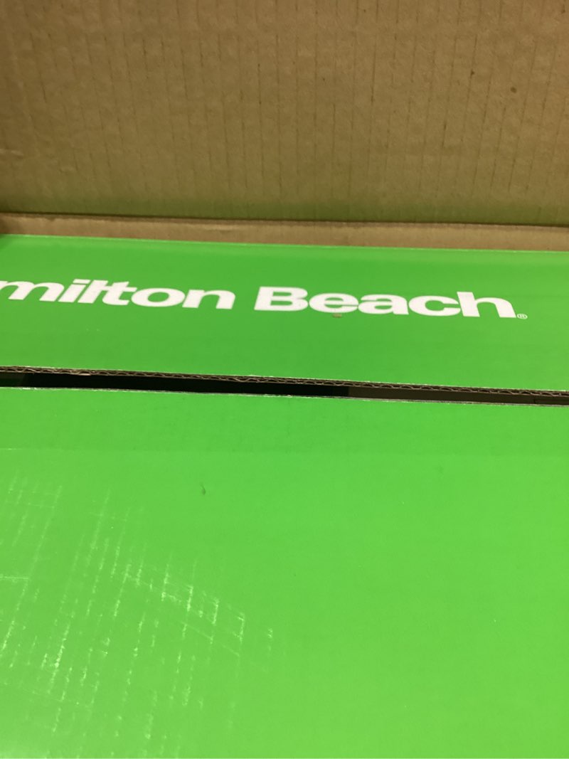 Condition photo showing New/Like New for Hamilton Beach 6-Quart Slow Cooker with 3 Cooking Settings, Dishwasher-Safe Stoneware Crock & Glass Lid, Silver (33665G) Silver 6 Quarts