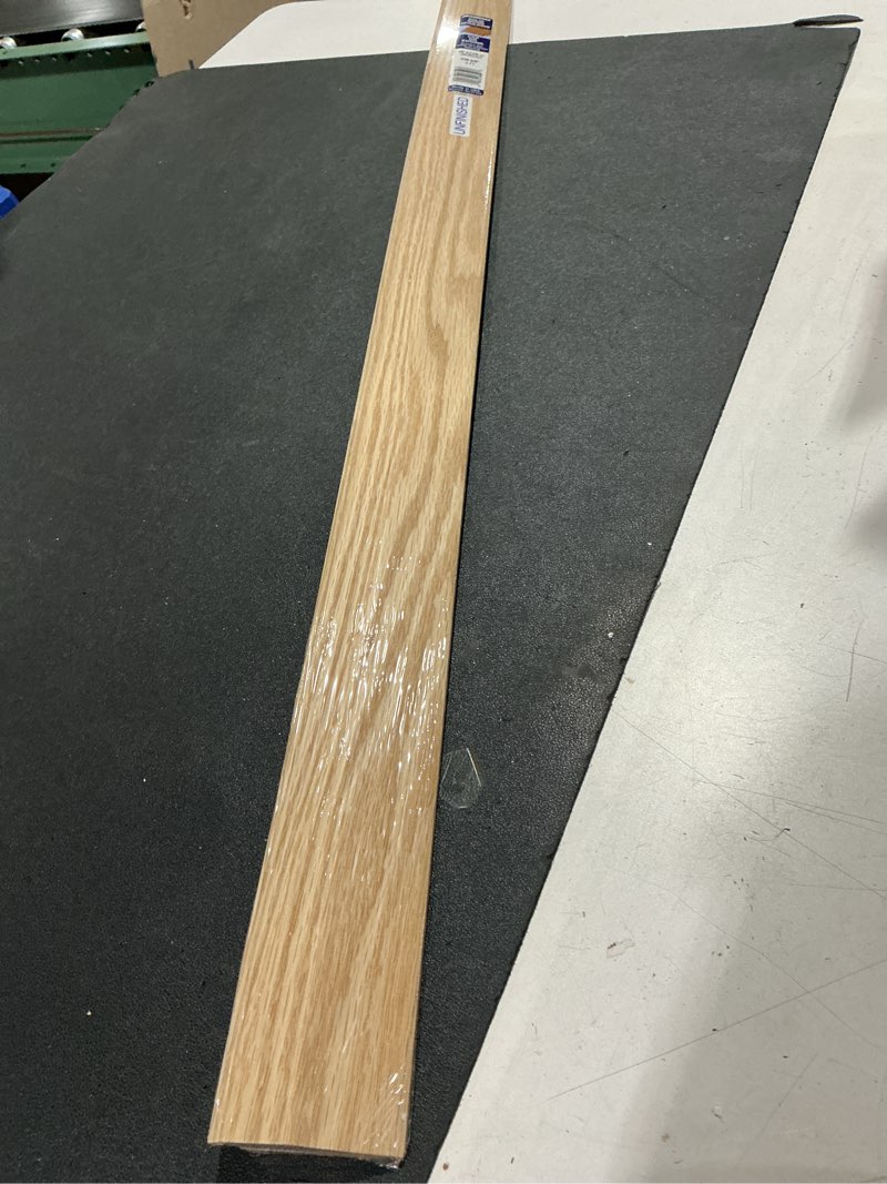 Condition photo showing New/Like New for 3/8" overlap oak floor molding – 2 1/4” wide solid oak transition strip | seamlessly joins uneven floors | natural unfinished wood | made in usa – ideal for hardwood, laminate & more (3 ft) 3 feet